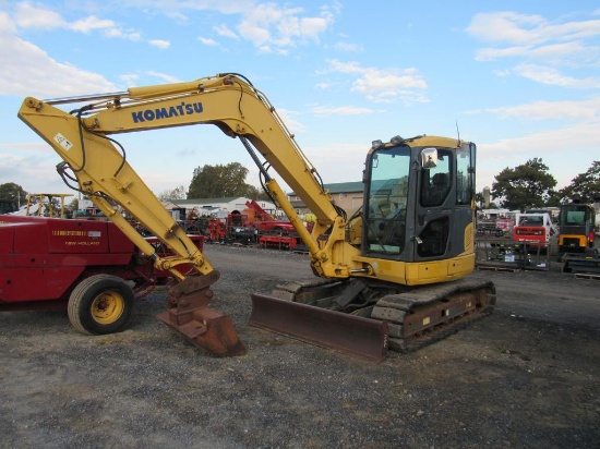 Komatsu PC80MR Excavator, Cab, H-A/C