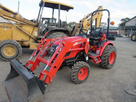 Kioti CX2510 Tractor, Ldr, HST, 4x4, ROPS