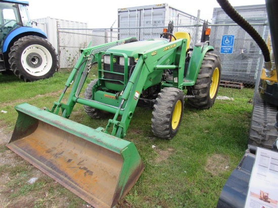 JD 4710 Tractor, 4x4, Ldr, LHR, ROPS