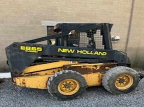 NH LX865 Skidsteer Loader, OROPS, Dsl