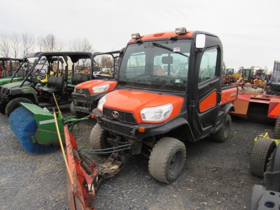 Kubota X1100C RTV, Cab, 4x4, Snow Plow