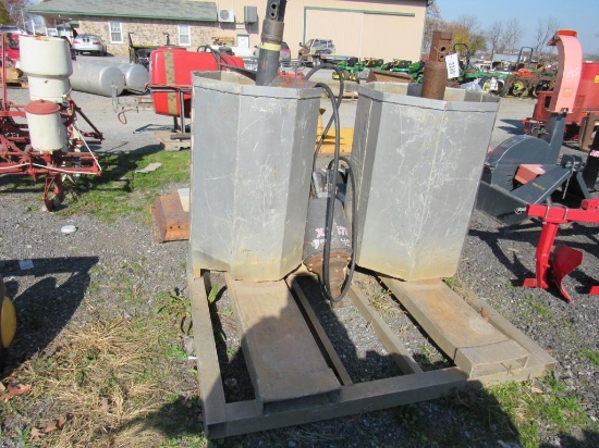 McMilan Skidloader Mount Auger w/Cage & 2 Bits
