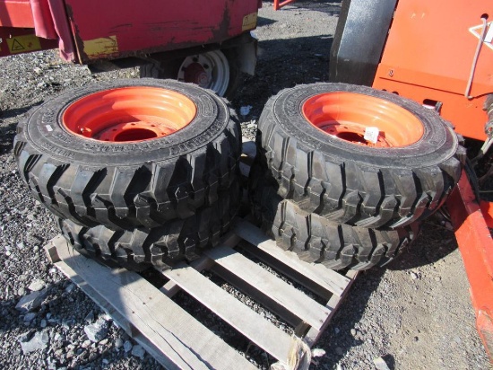 (New)10-16.5 Forerunner Tires on Wheels for Bobcat