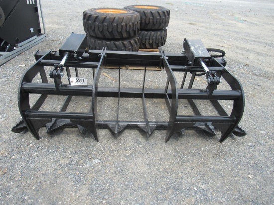 (New) JMR 72" Dual Cyl. Root Grapple