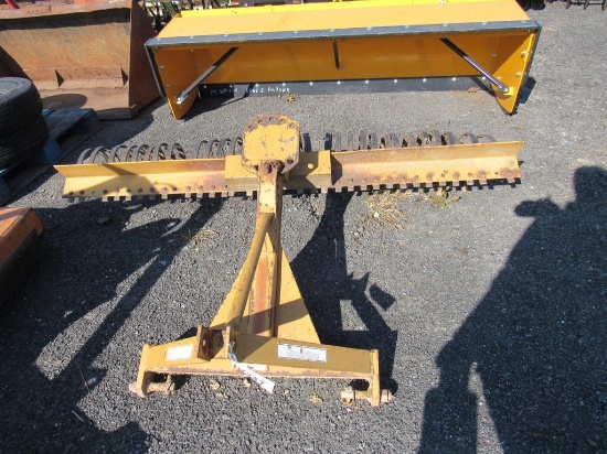 King Kutter 3pt 6' Stone Rake