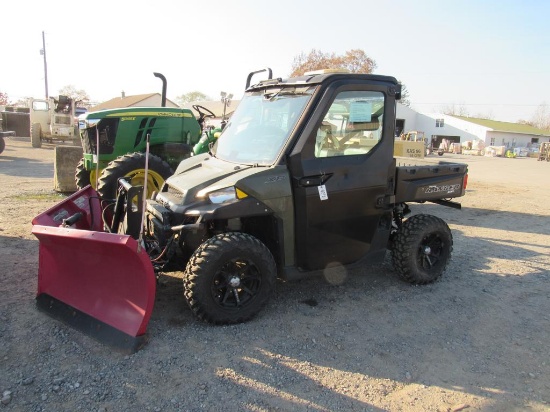 Polaris Ranger XP900 UTV, Cab, Heat/AC,