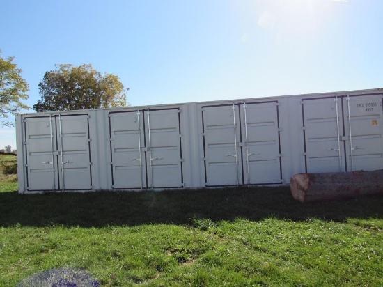 40' Shipping Container w/4 Side Doors