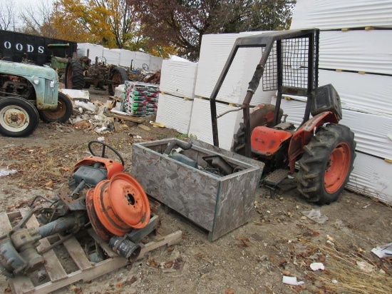 Kubota L Series Tractor, 4x4, (Salvage)