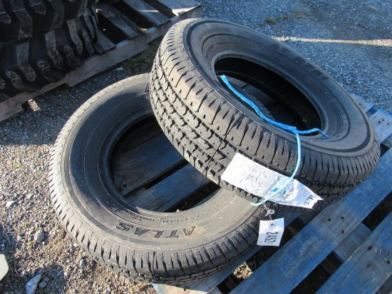 (New) ST205/75R14 Trailer Tires (pr)