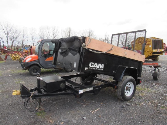 2010 Cam Dump Trailer - 2998 GVW, w/Title