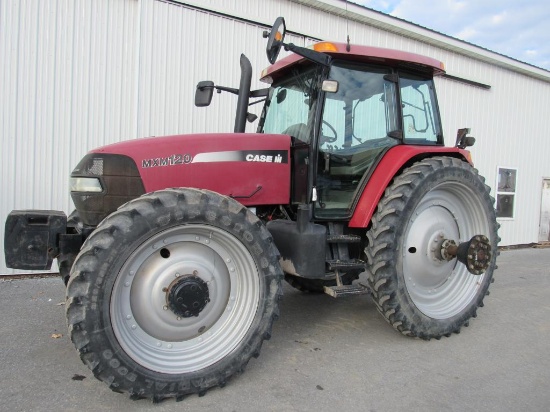 CIH MXM 120 Tractor, Cab, H-A/C, LHR, 4x4, Duals