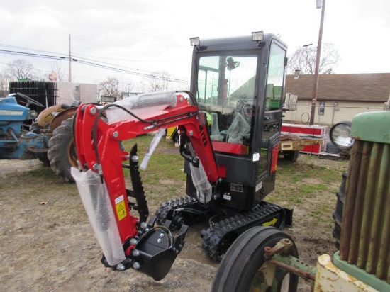 Miva VA13C Mini Excavator w/Cab & Thumb