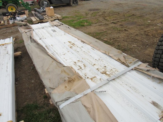Galvanized Steel Siding Roofing White (New)