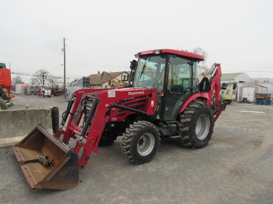 Mahindra 2555 Tractor w/ Ldr & Backhoe, Dsl, 4WD,