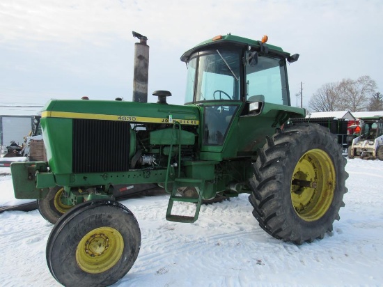JD 4630 Tractor,Quad Range,2WD,Dsl,Cab,Heat/AC