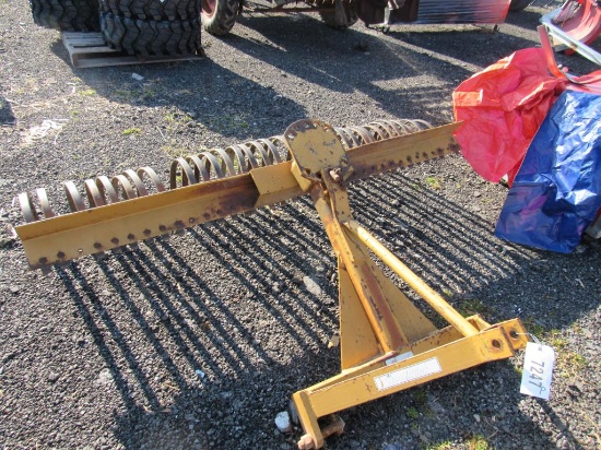 King Kutter 3pt 6' Stone Rake