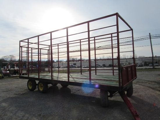Steel Tandem Axle Rack Wagon