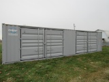 40' Container, 2 side Doors, 1 End Door