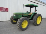 JD 5500 Tractor, 4x4, ROPS, Canopy