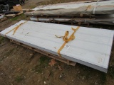 Galvanized Steel Siding Roofing White (New)