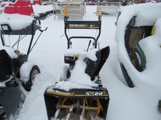 Yard Machine Walk Behind Snowblower