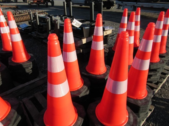 Safety Traffic Cones 28" (New)