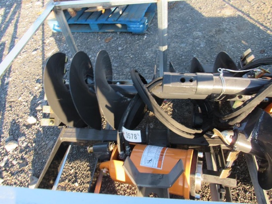 New Wolverine SS QA  Hydr. Auger w/bits