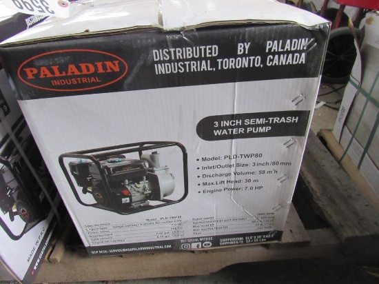 Paladin 3" Semi Trash Water Pump (New)