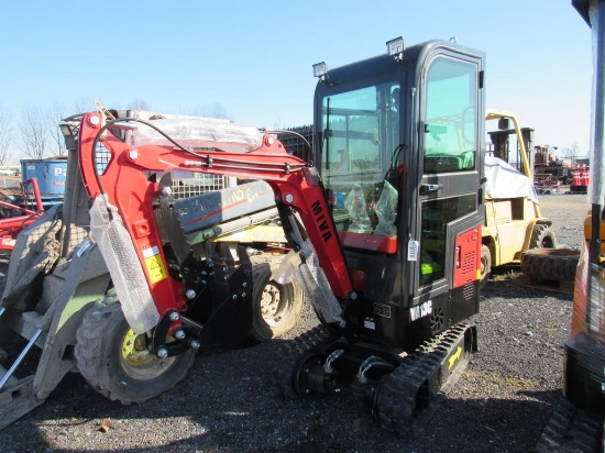 Miva VA13C Mini Excavator w/Cab & Thumb