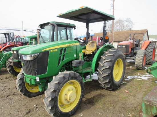 JD 5045E Tractor w/ 2 Post Canopy, Dsl