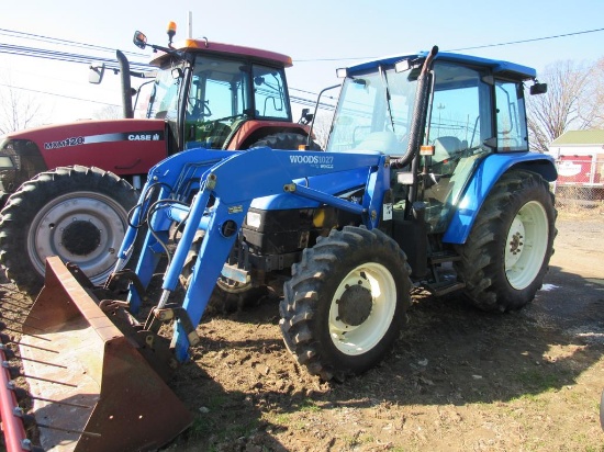 NH TL100 Tractor w/Loader,4WD,Cab,Dsl,PreEmissions
