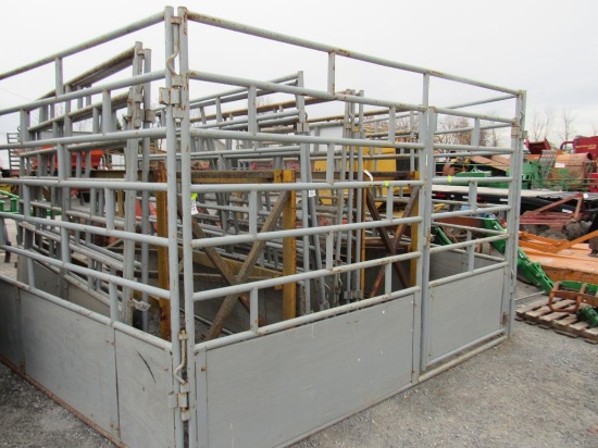 Horse Stall Panels w/Walk Thru Gate