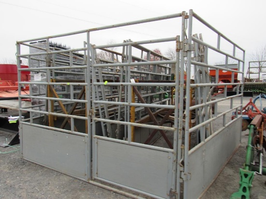 Horse Stall Panels w/Walk Thru Gate