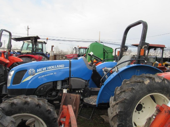 NH Workmaster 70 Tractor, 4x4, Loader Valve, Dsl,