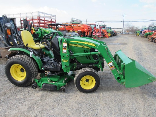 JD 2320 Compact Tractor w/ Loader & Mower,4WD,Dsl