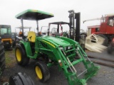 JD 3046R Tractor, 4x4, Ldr, Canopy, HST