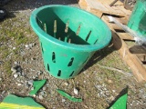 Green 5/8 BU Picking Basket