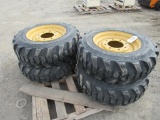 (New) 10-16.5 Tires on Wheels for NH/JD/CAT