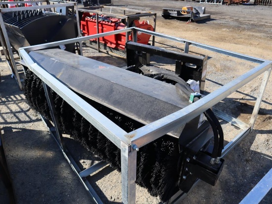 New Wolverine Skid Steer Angle Broom