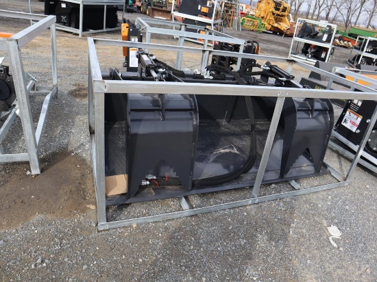 New Wolverine Skid Steer Flat Grapple Bucket