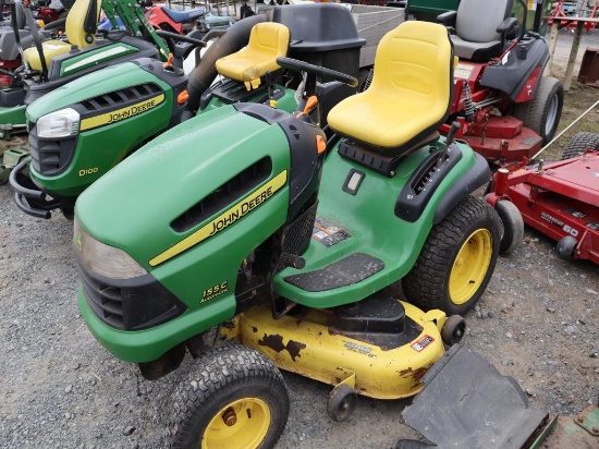 JD 155C L&G Tractor, 48", Hydrostatic (weak trans)