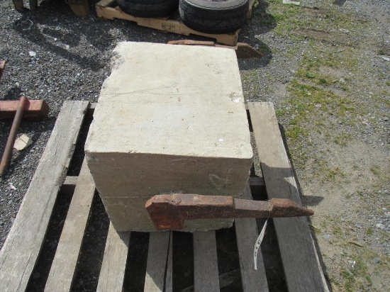 Concrete Weight for a Farmall Quick Hitch