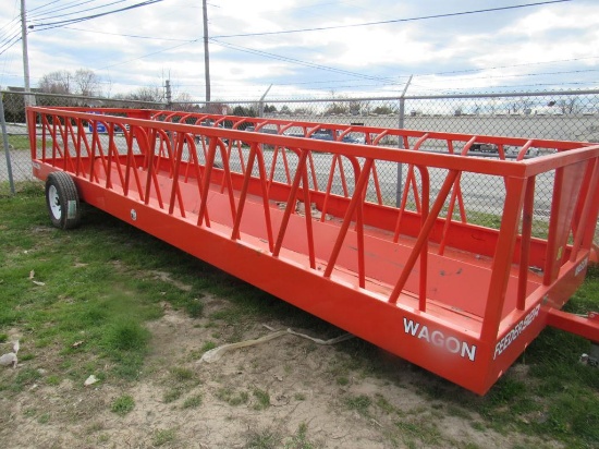 (New)Ind. America 92R Hay Feeder Wagon Single Axle