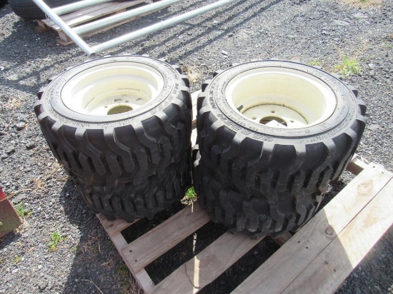 Garden Master 18x8.5x10 w/ 5 lug rims (set of 4)