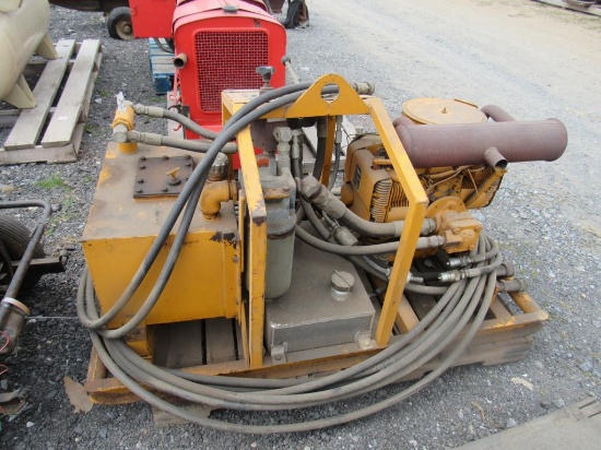 Hydraulic Motor w/Conveyor Hose Hook-Ups