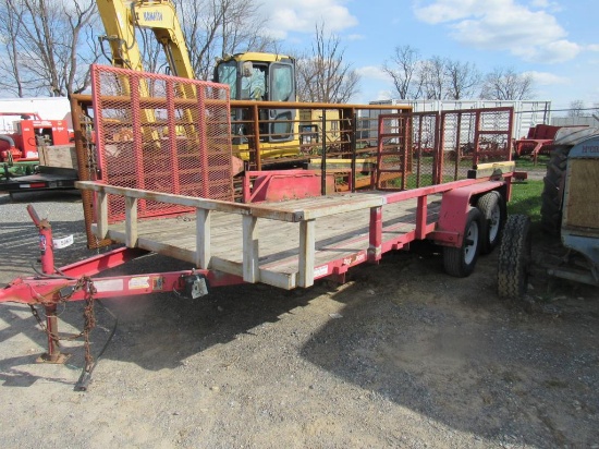 2011 Top Brand Flat 16' Trailer w/ Title GVW: 7000