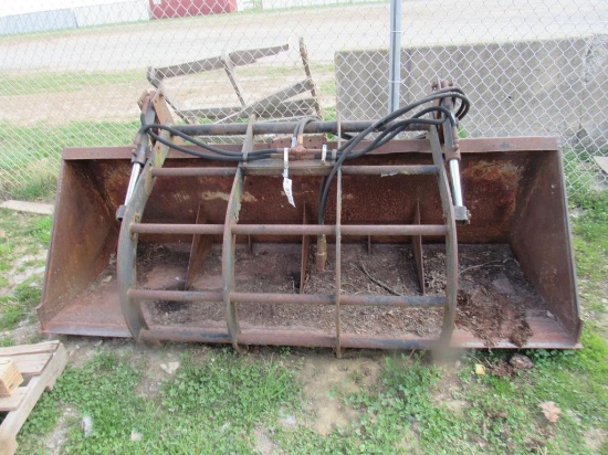 Grapple Bucket for Skidloader