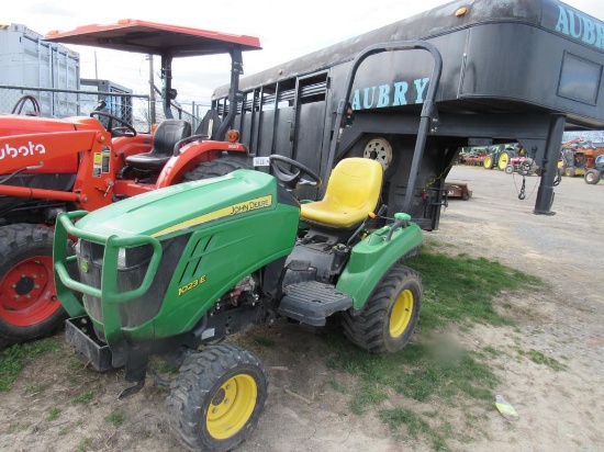 JD 1023E Tractor,  HST, ROPS, Mower