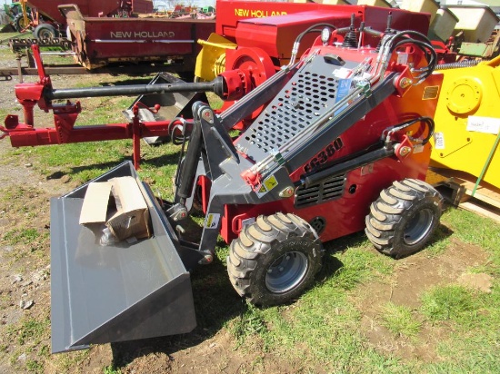 EGN Stand On Skid Steer Loader Model EG380