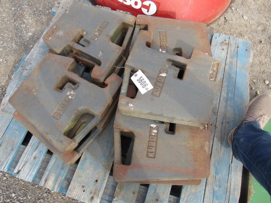 80 lb Kubota Suitcase Weights